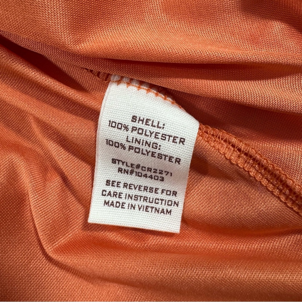 New By The River Smocked Sundress Orange - Picture 4 of 8
